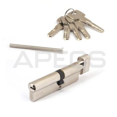 Евроцилиндр «Apecs» SM-100(45С/55)-Z-C-Ni