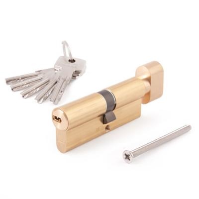Евроцилиндр «Abus» KD6 50х40 мм верт. (латунь) Евроцилиндр «Abus» KD6 50х40 мм верт. (латунь)