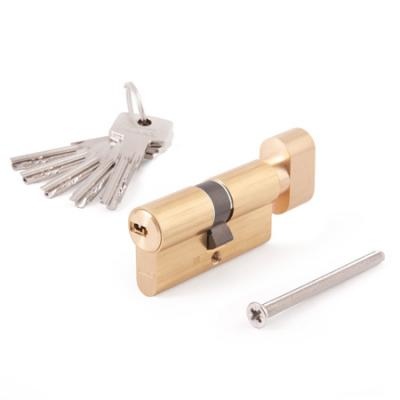 Евроцилиндр «Abus» KD6 30х30 мм верт. (латунь) Евроцилиндр «Abus» KD6 30х30 мм верт. (латунь)