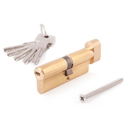 Евроцилиндр «Abus» KD6 50х50 мм верт. (латунь)