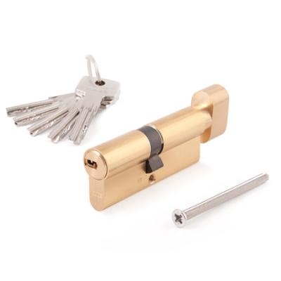 Евроцилиндр «Abus» KD6 40х40 мм верт. (латунь)