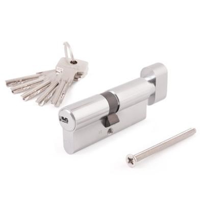 Евроцилиндр «Abus» KD6N 45х45 мм верт. (никель) Евроцилиндр «Abus» KD6N 45х45 мм верт. (никель)